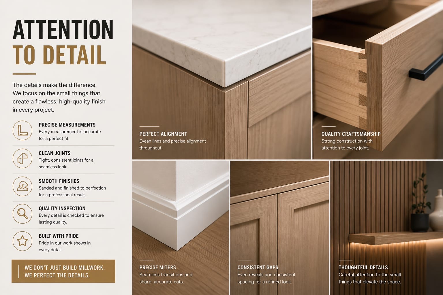 Attention to Detail — Dimension Millwork