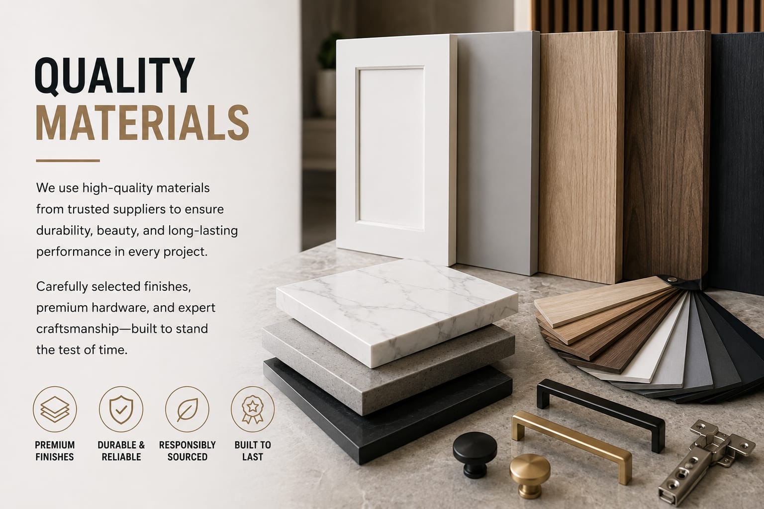 Quality Materials — Dimension Millwork